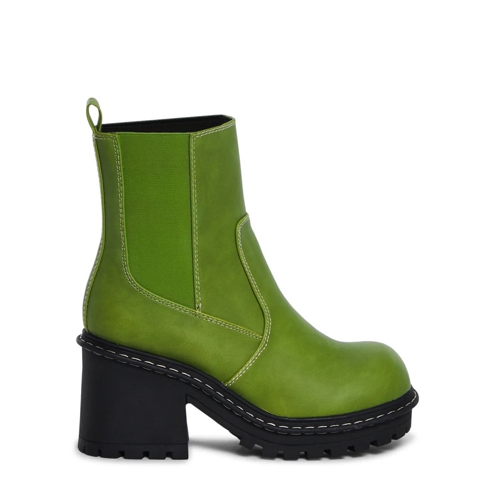 Off the Record Ankle Boot - Green